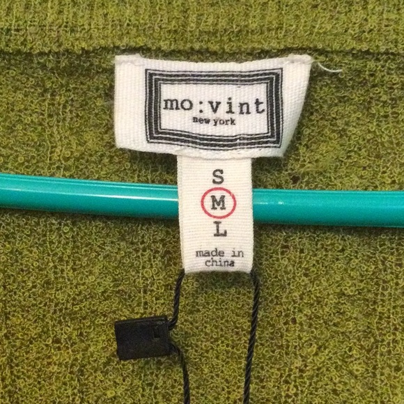 NWT Mo:vint NY Cable Knit Cardigan - Picture 5 of 7